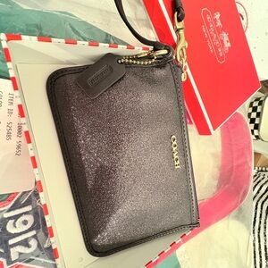 Coach Red and White Tote